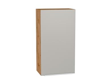 Шкаф верхний Фьюжн 500Н Silky Light Grey / Дуб Вотан