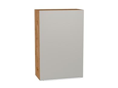 Шкаф верхний Фьюжн 600МН Silky Light Grey / Дуб Вотан