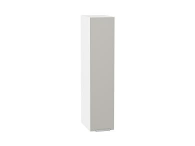 Верхняя бутылочница Фьюжн 200Н Silky Light Grey / Белый