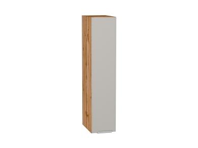 Верхняя бутылочница Фьюжн 200Н Silky Light Grey / Дуб Вотан