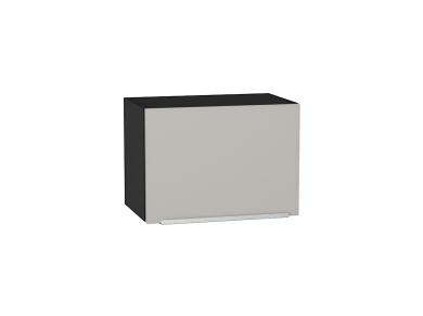Шкаф верхний горизонтальный Фьюжн 500 Silky Light Grey / Graphite