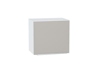 Шкаф верхний горизонтальный Фьюжн 500Н Silky Light Grey / Белый