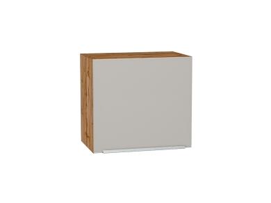 Шкаф верхний горизонтальный Фьюжн 500Н Silky Light Grey / Дуб Вотан