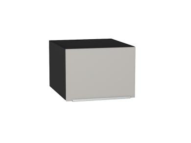 Шкаф верхний горизонтальный с увеличенной глубиной Фьюжн 510 Silky Light Grey / Graphite