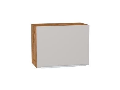 Шкаф верхний горизонтальный Фьюжн 600Н Silky Light Grey / Дуб Вотан
