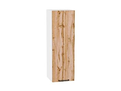 Шкаф верхний Флэт 300Н Wotan Oak 2S / Белый