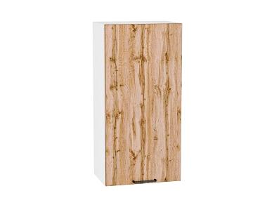 Шкаф верхний Флэт 450Н Wotan Oak 2S / Белый
