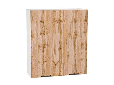 Шкаф верхний Флэт 800Н Wotan Oak 2S / Белый
