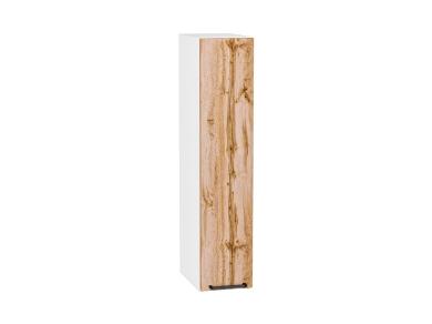 Верхняя бутылочница Флэт 200Н Wotan Oak 2S / Белый