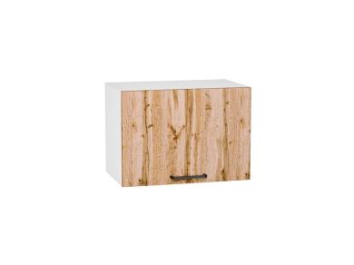 Шкаф верхний горизонтальный Флэт 500 Wotan Oak 2S / Белый