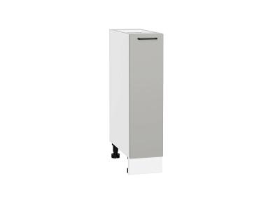 Шкаф нижний Флэт 200 Light Grey In 2S / Белый