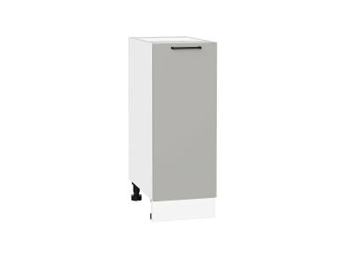 Шкаф нижний Флэт 300 Light Grey In 2S / Белый