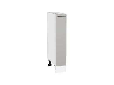 Нижняя бутылочница Флэт 150 Light Grey In 2S / Белый