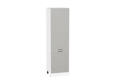 Шкаф пенал Флэт 600 (для верхних шкафов 720) Light Grey In 2S / Белый