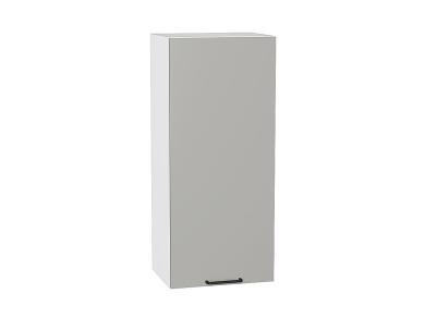 Шкаф верхний Флэт 400Н Light Grey In 2S / Белый