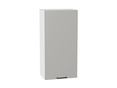 Шкаф верхний Флэт 450Н Light Grey In 2S / Белый