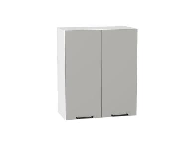 Шкаф верхний Флэт 600 Light Grey In 2S / Белый