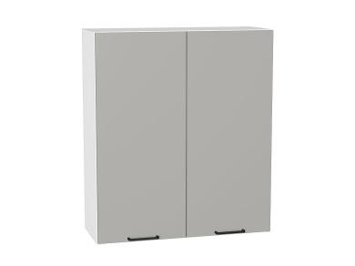 Шкаф верхний Флэт 800Н Light Grey In 2S / Белый