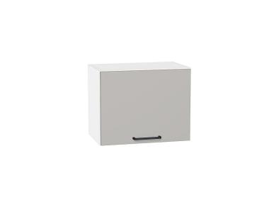 Шкаф верхний горизонтальный Флэт 450 Light Grey In 2S / Белый
