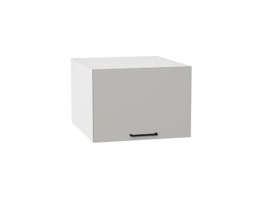 Шкаф верхний горизонтальный с увеличенной глубиной Флэт 510 Light Grey In 2S / Белый