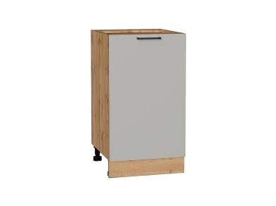 Шкаф нижний Флэт 450 Light Grey In 2S / Дуб вотан