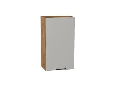 Шкаф верхний Флэт 400 Light Grey In 2S / Дуб вотан