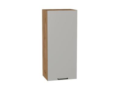 Шкаф верхний Флэт 400Н Light Grey In 2S / Дуб вотан