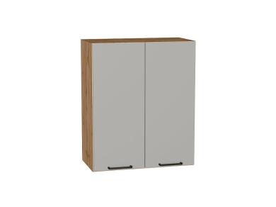 Шкаф верхний Флэт 600 Light Grey In 2S / Дуб вотан