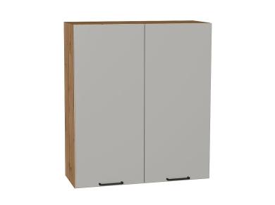 Шкаф верхний Флэт 800Н Light Grey In 2S / Дуб вотан