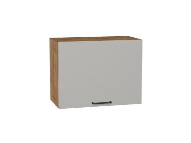 Шкаф верхний горизонтальный Флэт 600Н Light Grey In 2S / Дуб вотан