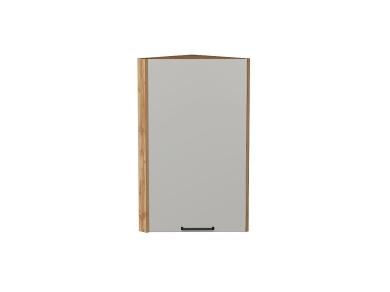 Шкаф верхний торцевой Флэт 300 Light Grey In 2S / Дуб вотан
