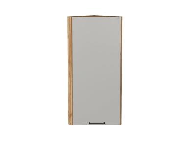 Шкаф верхний торцевой Флэт 300Н Light Grey In 2S / Дуб вотан