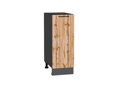 Шкаф нижний Флэт 300 Wotan Oak 2S / Graphite