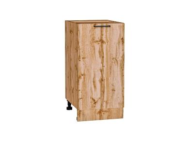 Шкаф нижний Флэт 400 Wotan Oak 2S / Дуб Вотан