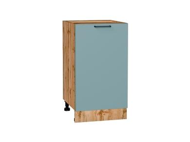 Шкаф нижний Флэт 450 Grey-green In 2S / Дуб Вотан