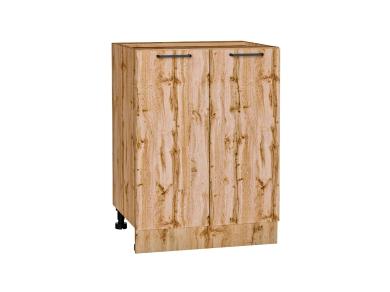 Шкаф нижний Флэт 600 Wotan Oak 2S / Дуб Вотан