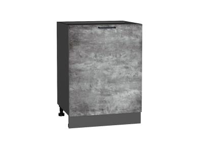 Шкаф нижний Флэт 600М Temple Stone 2S / Graphite