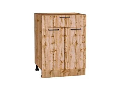 Шкаф нижний с 1 ящиком Флэт 601М Wotan Oak 2S / Дуб Вотан