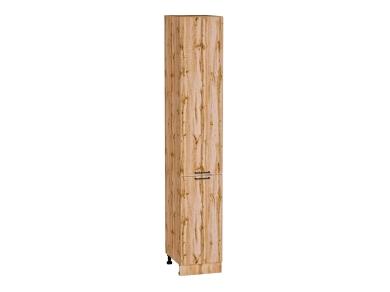Шкаф пенал Флэт 400Н (для верхних шкафов 920) Wotan Oak 2S / Дуб Вотан