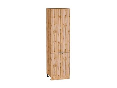 Шкаф пенал Флэт 600 (для верхних шкафов 720) Wotan Oak 2S / Дуб Вотан