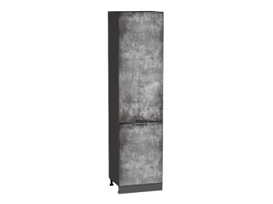 Шкаф пенал Флэт 600Н (для верхних шкафов 920) Temple Stone 2S / Graphite