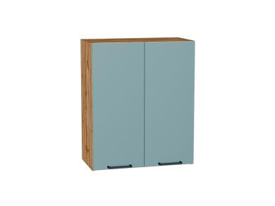 Шкаф верхний Флэт 600 Grey-green In 2S / Дуб Вотан
