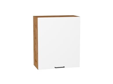 Шкаф верхний Флэт 600М White In 2S / Дуб Вотан
