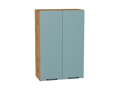 Шкаф верхний Флэт 600Н Grey-green In 2S / Дуб Вотан
