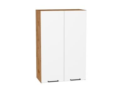 Шкаф верхний Флэт 600Н White In 2S / Дуб Вотан