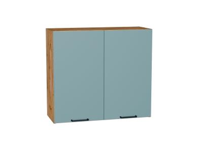 Шкаф верхний Флэт 800 Grey-green In 2S / Дуб Вотан