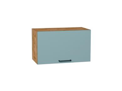 Шкаф верхний горизонтальный Флэт 600 Grey-green In 2S / Дуб Вотан