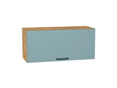Шкаф верхний горизонтальный Флэт 800 Grey-green In 2S / Дуб Вотан