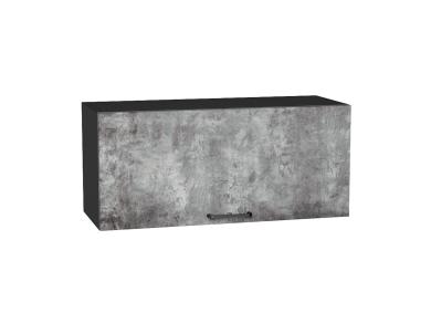 Шкаф верхний горизонтальный Флэт 800 Temple Stone 2S / Graphite