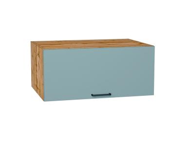 Шкаф верхний горизонтальный с увеличенной глубиной Флэт 810 Grey-green In 2S / Дуб Вотан